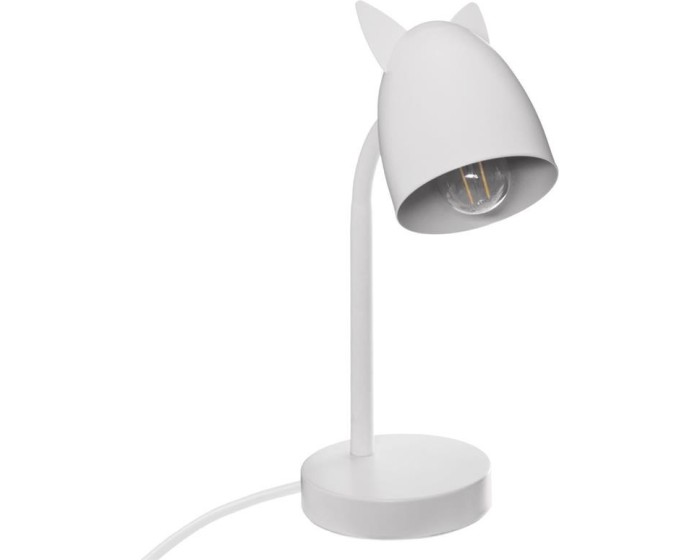 Dětská stolní lampa bílá 31 cm