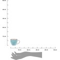 Sada 6 šálků 90 ml vícebarevná