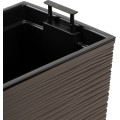 Plastový květináč Bouquet Riflo 56x19 cm mokka