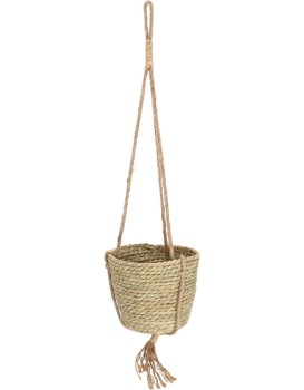 Závěsný květináč BOHO 15 cm béžový 