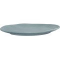 Mělký kameninový talíř Mare Teal 27 cm modrý