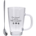 Sada 2 sklenic se lžičkou Latte 300 ml