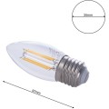 LED žárovka Glight 4W E27 teplá bílá