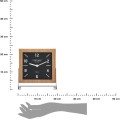 Stolní hodiny Micah 23 cm černé/hnědé