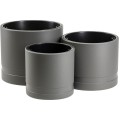 Květináč LUNA Cylinder 30,8 cm antracitový 