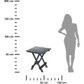 Rozkládací balkónový stůl 50 cm PROGARDEN tmavě šedý