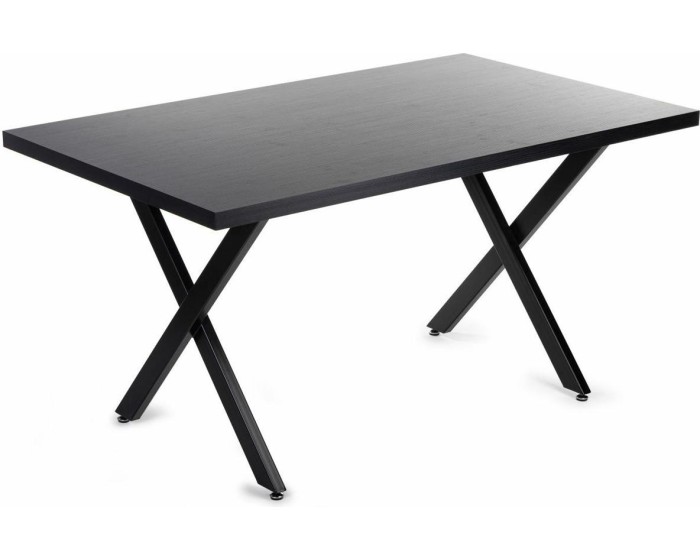 Jídelní stůl STORMI 150 cm černý