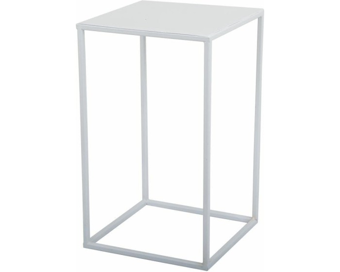 Květinový stojan Ilja 40 cm bílý