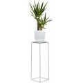 Květinový stojan SILVIA 70 cm bílý