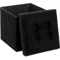 Taburet Adaline Black 38x38 cm