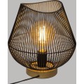 Drátěná stolní lampa Jena 28 cm černá