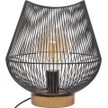 Drátěná stolní lampa Jena 28 cm černá