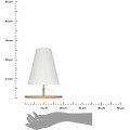 Noční lampa Pota bílá