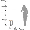 Stojan na květiny Basic Loft 40 cm černý