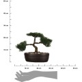 Umělá rostlina v květináči BONSAI 23 cm zelená 