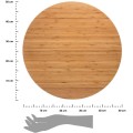 Otočná bambusová deska 50 cm