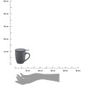 Hrnek s pokličkou a sítkem Lian 320 ml šedý