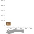 Sada bambusových podtácků Lin 6 ks hnědá