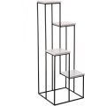 Květinový stojan LOFT 110 cm černý/bílý
