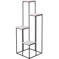 Květinový stojan LOFT 110 cm černý/bílý