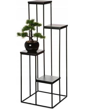 Květinový stojan LOFT 110 cm černý