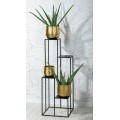 Květinový stojan LOFT 110 cm černý