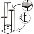 Květinový stojan LOFT 110 cm černý