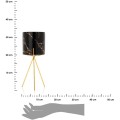 Květináč na stojanu Emma 32 cm černý