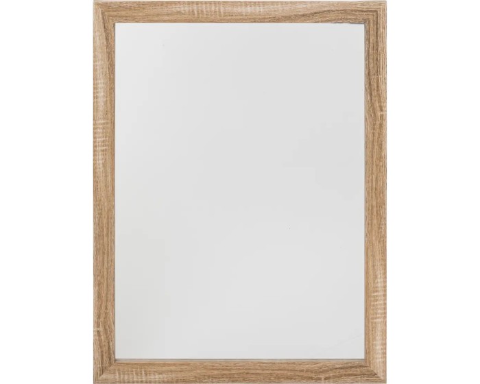 Koupelnové zrcadlo BASIC 34x44 cm hnědé 
