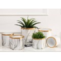 Květináč Sona Marbling 12 cm mramor