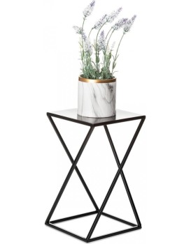 Stojan na květiny LOFT I černý 40 cm