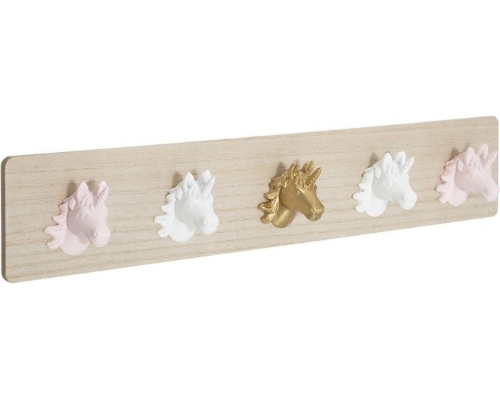 Dětský věšák UNICORN hnědý 