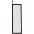 Závěsné zrcadlo na dveře HAGGY 110x36 cm černé