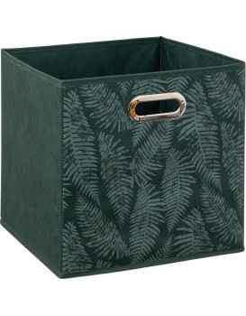 Úložný textilní box Naturalis 31x31 cm zelený
