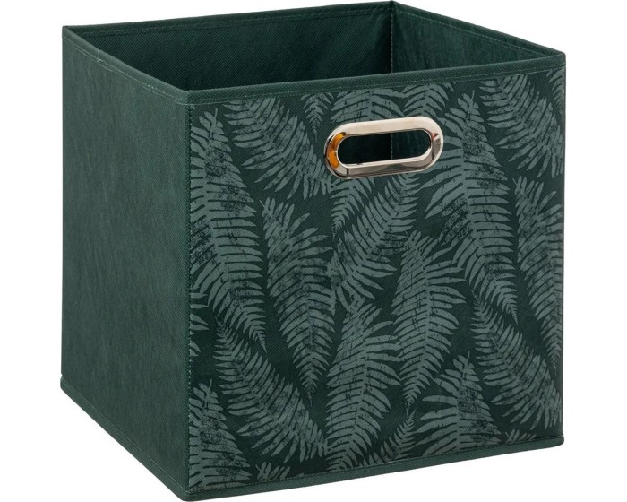 Úložný textilní box Naturalis 31x31 cm zelený