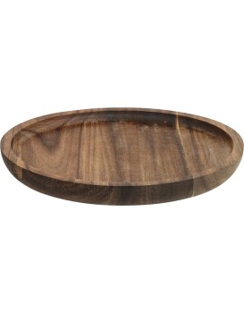 Dekorativní talíř WOODO 20 cm akáciové dřevo