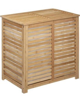 Bambusový koš na prádlo SICELA 100 L natural