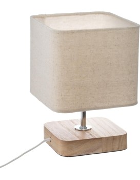 Stolní lampa TOXEY béžová