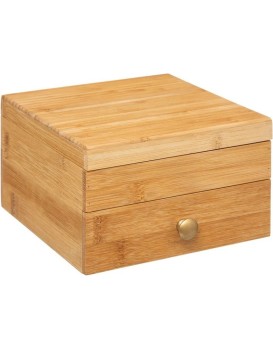 Bambusová šperkovnice TIDY 15 cm hnědá