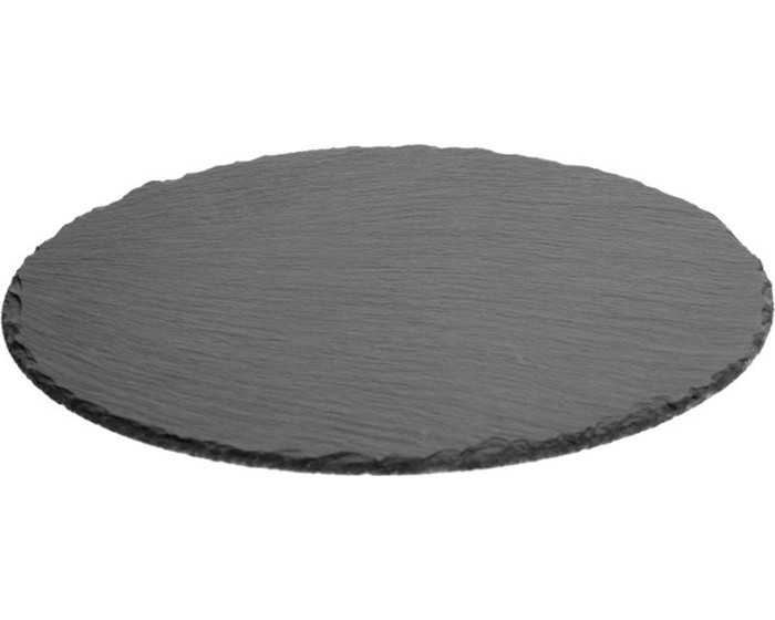 Břidlicový servírovací podnos OKI 22 cm šedý