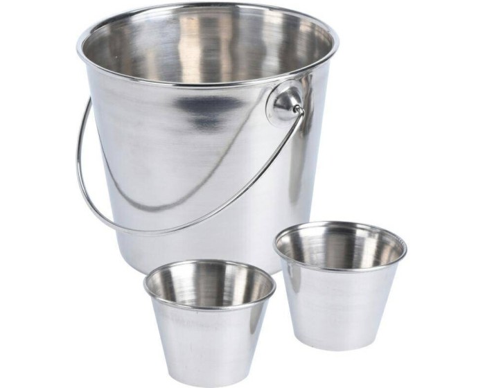 Sada kbelíků na hranolky a omáčky Frites