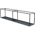 Závěsná police LOFT 120 cm černá