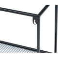 Závěsná police LOFT 120 cm černá