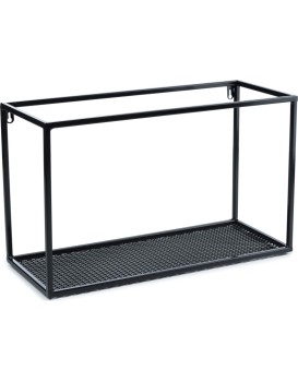 Závěsná police LOFT 50 cm černá