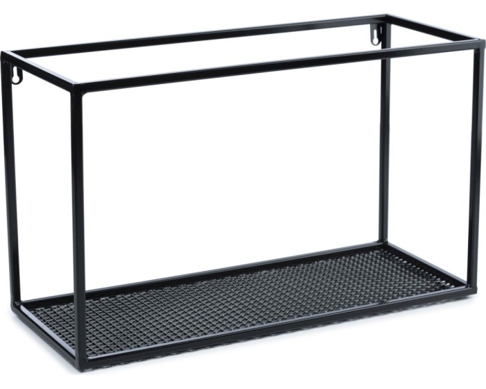Závěsná police LOFT 50 cm černá