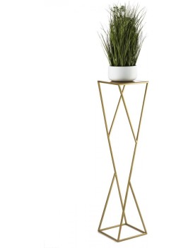 Stojan na květiny LOFT I zlatý 100 cm
