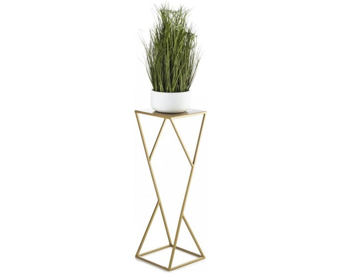 Stojan na květiny LOFT 70 cm zlatý