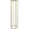 Stojan na květiny LOFTSTYLE I 100 cm zlatý