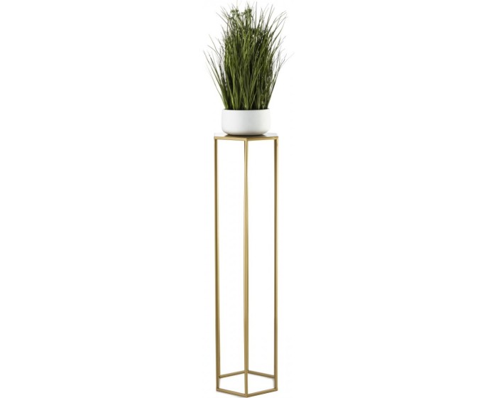Stojan na květiny LOFTSTYLE I 100 cm zlatý