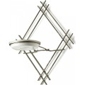 Nástěnný květinový stojan LOFT 31 cm zlatý